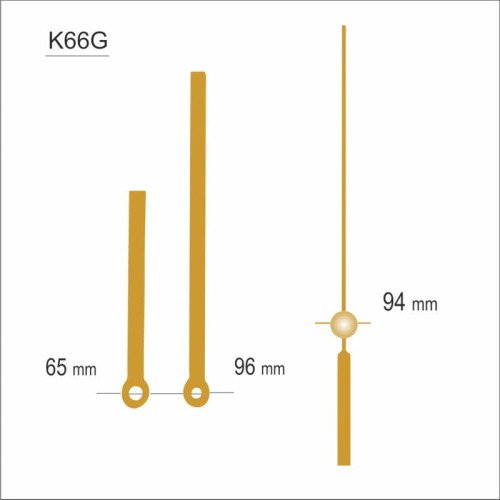 komplet złotych wskazówek