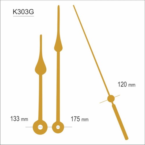 komplet złotych wskazówek