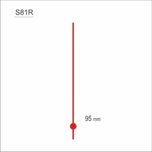 Wskazówka sekundnika czerwona /S55