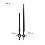 Wskazówki zegarowe czarne /W2082