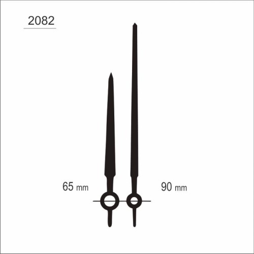 czarne wskazówki- szpikulce