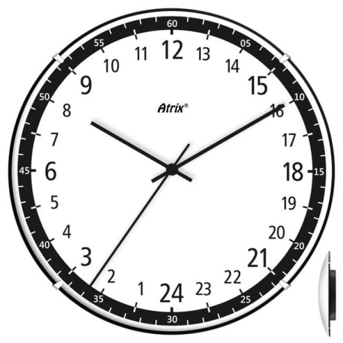 Zegar convex 24 godzinny