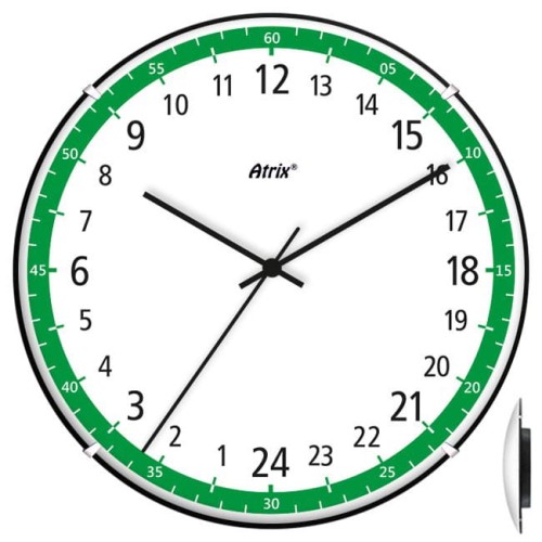 zegar convex 24 godzinny