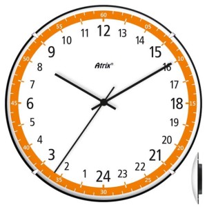 Zegar naścienny 24-godzinny convex #4B