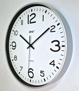 Zegar ścienny plastikowy s.cichy 35cm #1 
