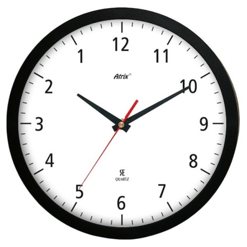 Anty zegar z czarną ramką