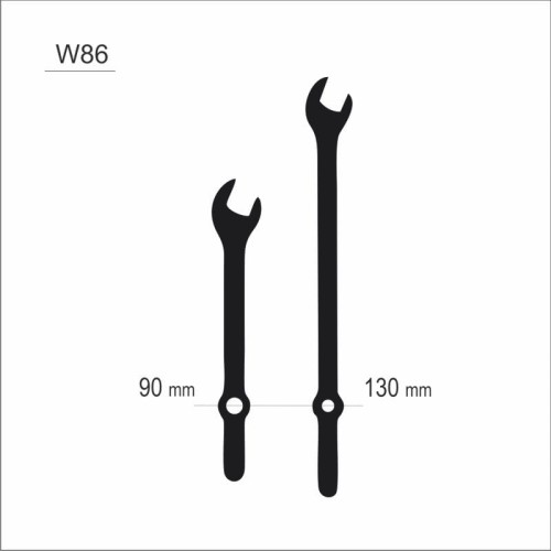 wskazówki w kształcie kluczy