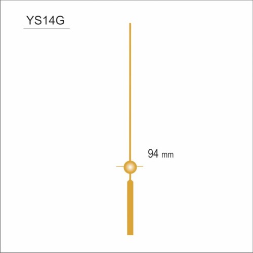 Sekundnik w kolorze złotym