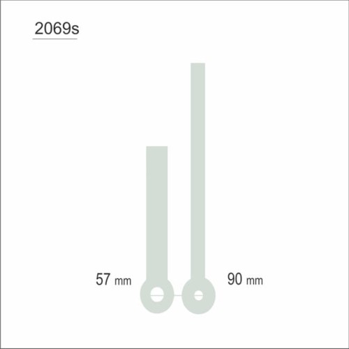 srebrne wskazówki zegarowe