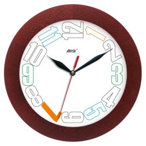 Zegar drewniany solid leniwe godziny