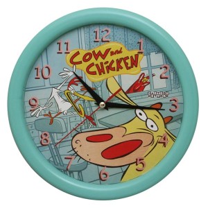 Zegar dla dzieci Cow & Chicken