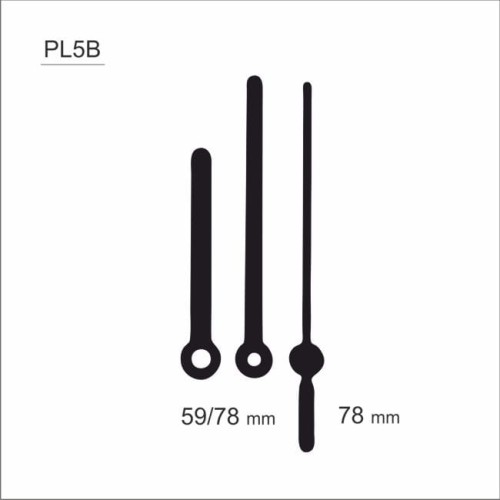 plastikowe wskazówki czarne