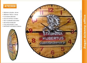 Zegar reklamowy 12'  convex /305mm