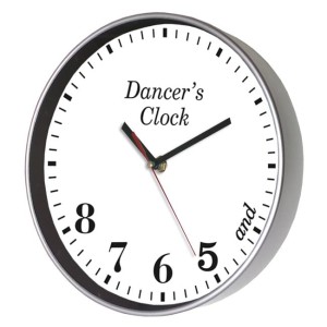 Zegar naścienny dla tancerza