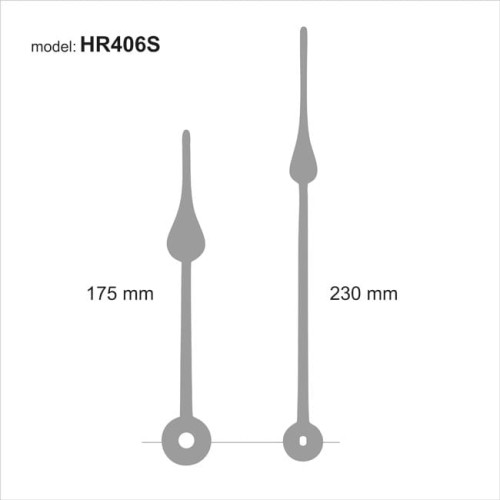 super długie wskazówki srebrne #1