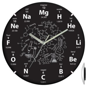 Zegar ścienny convex czas na chemię #2