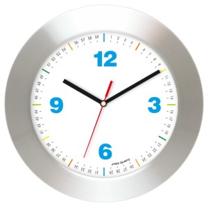 Zegar aluminiowy solid ARABIC #1