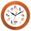 Zegar drewniany zwierzęta calvados