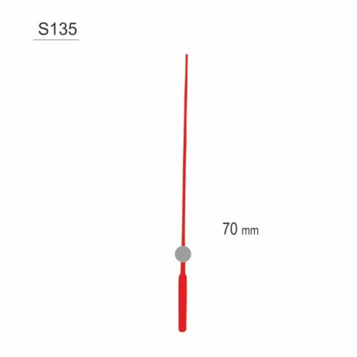 sekundnik zegarowy czerwony