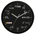 Zegar matematyczny czarny