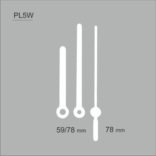 białe plastikowe wskazówki