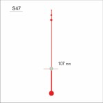 Wskazówka sekundnika czerwone kropki /S34