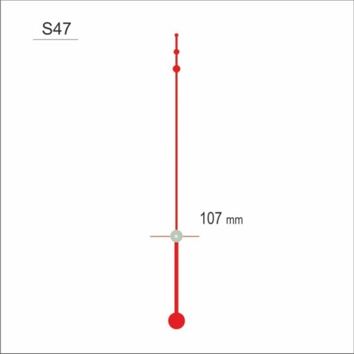 Duży sekundnik zegarowy