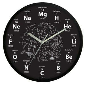 Zegar naścienny solid chemia #3