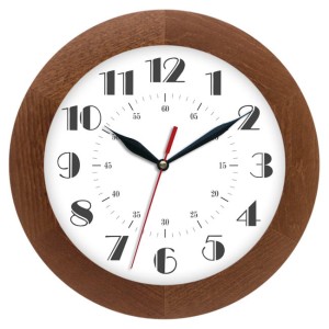 Zegar ścienny drewniany solid #5