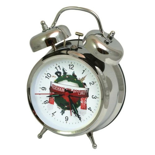 metalowy budzik na zamówienie