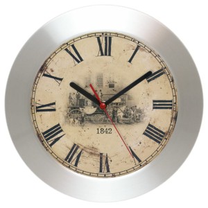Zegar aluminiowy solid ROMAN #3