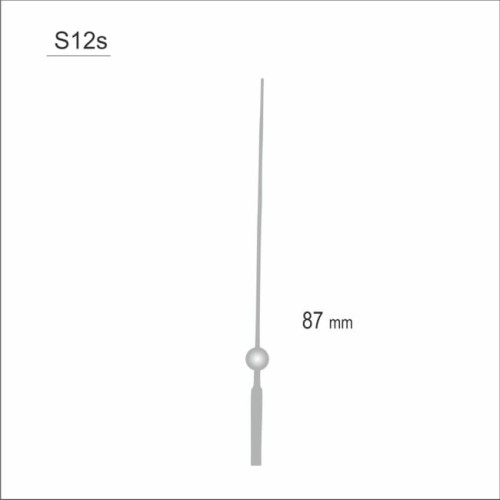 srebrny sekundnik zegarowy