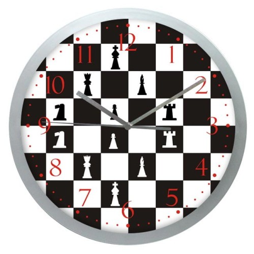 Zegar srebrny dla szachisty