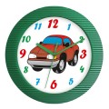 zegar ścienny auto zielony