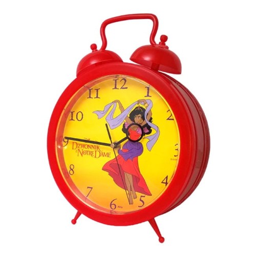 Zegar budzik czerwony