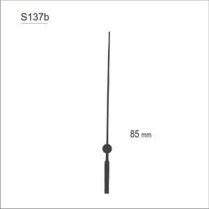 Wskazówka sekundnika czarna #S41b