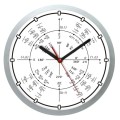 Zegar matematyk ze srebrną ramką