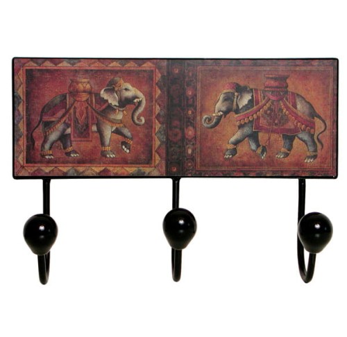 słonie na wieszaku ozdobnym