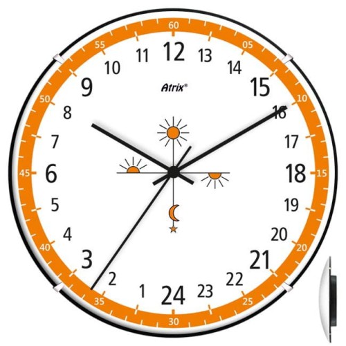 Zegar convex 24 godzinny