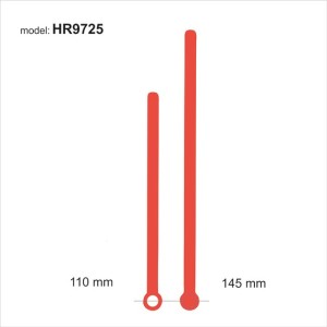 Komplet mosiężnych wskazówek zegarowych /9725