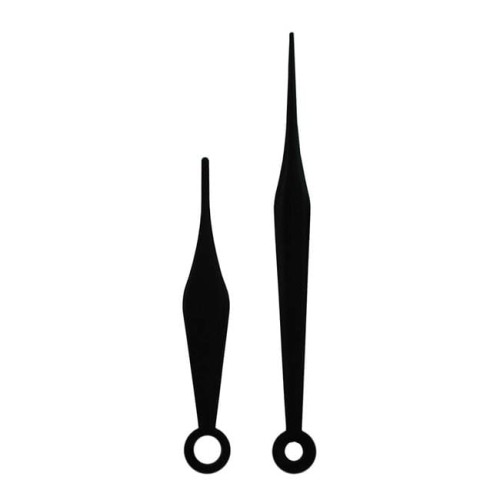 wskazówki do zegara czarne