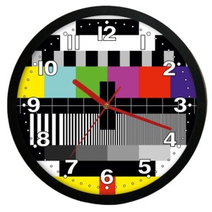 Zegar ścienny solid sygnał kontrolny TV