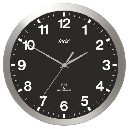 Zegar aluminiowy radio controlled