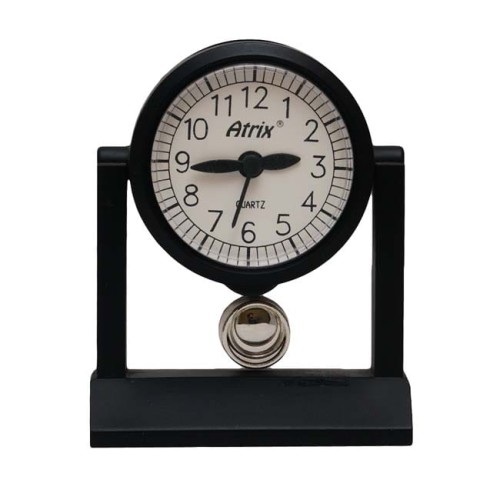 mini zegar z wahadełkiem/czarny