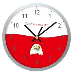 Zegar ścienny Czas na Polskę