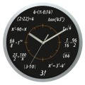 Zegar matematyczny srebrny