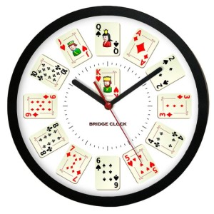 Zegar ścienny Sport czas na Brydż #2