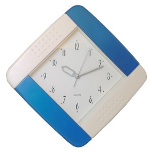 Zegar ścienny kolorowy kwadrat 