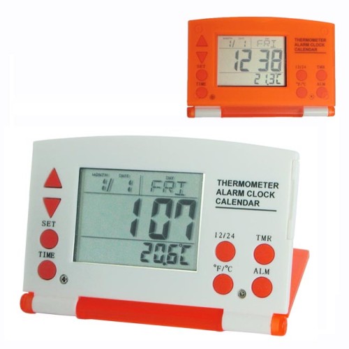 Składany zegar cyfrowy LCD