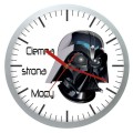 srebrny zegar ciemna strona mocy